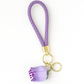 Purple Flower Keychain
