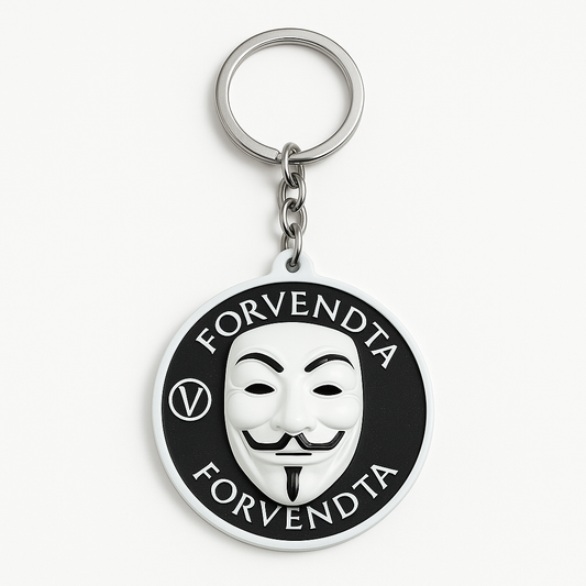 Anonymous Mask Keychain