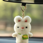 Cute Fluffy Bunny Keychain