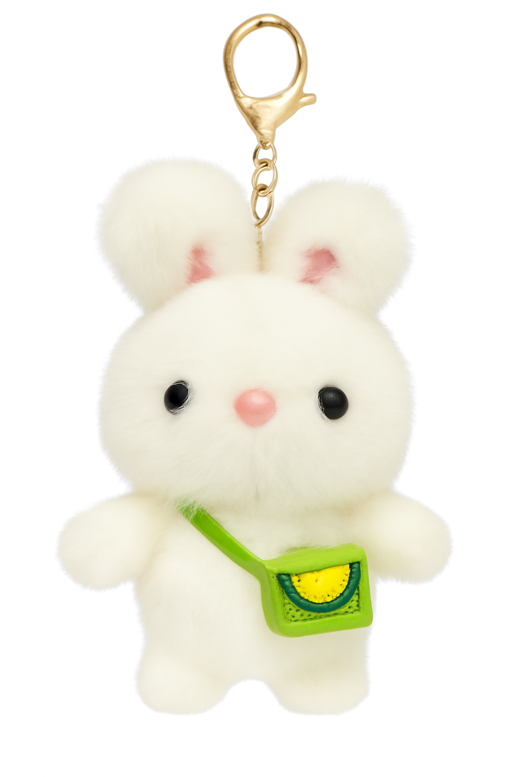 Cute Fluffy Bunny Keychain