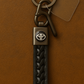 🚘 Premium Toyota Leather Braided Keychain