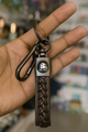 Bajaj Premium Braided Leather keychain