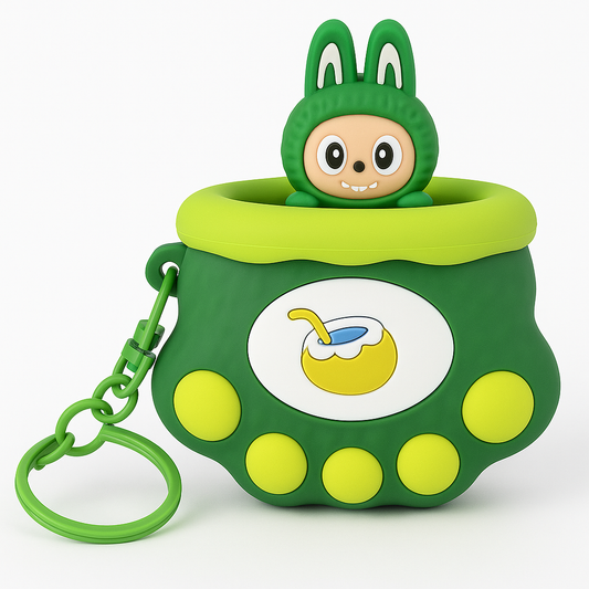 Pop It Up Labubu Bunny Keychain