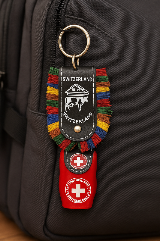 Multicolor Tibetan Prayer Wheel Keychain