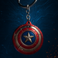 Captain Shield Metal Keychain