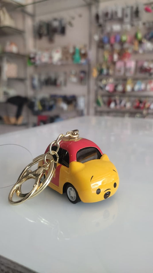 Cute Cartoon Car Keychain