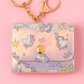 Unicorn Holographic Mini Wallet Keychain