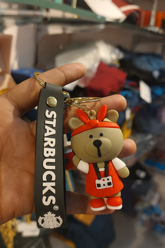 Starbucks Barista Bear Keychain