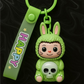 Cute Green Bunny “HAPPY” Keychain