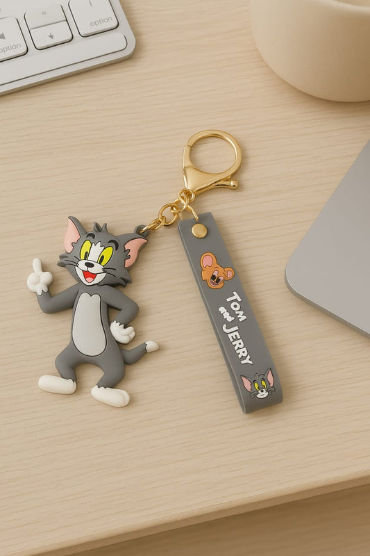Tom & Jerry Cartoon Keychain