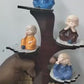 🧘 Peaceful World Monk Figurine Set
